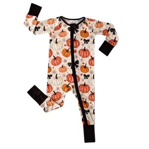 NWT Three Coastal Babies & Co Autumn Zippy Romper 6-12M